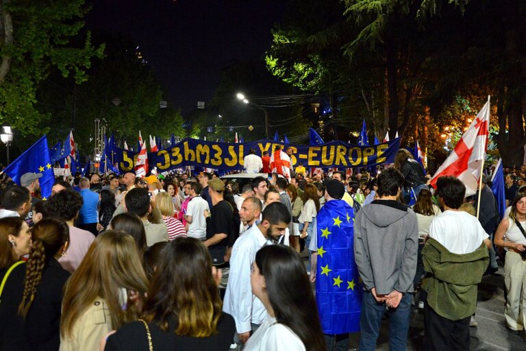 Demonstracje w Tbilisi
