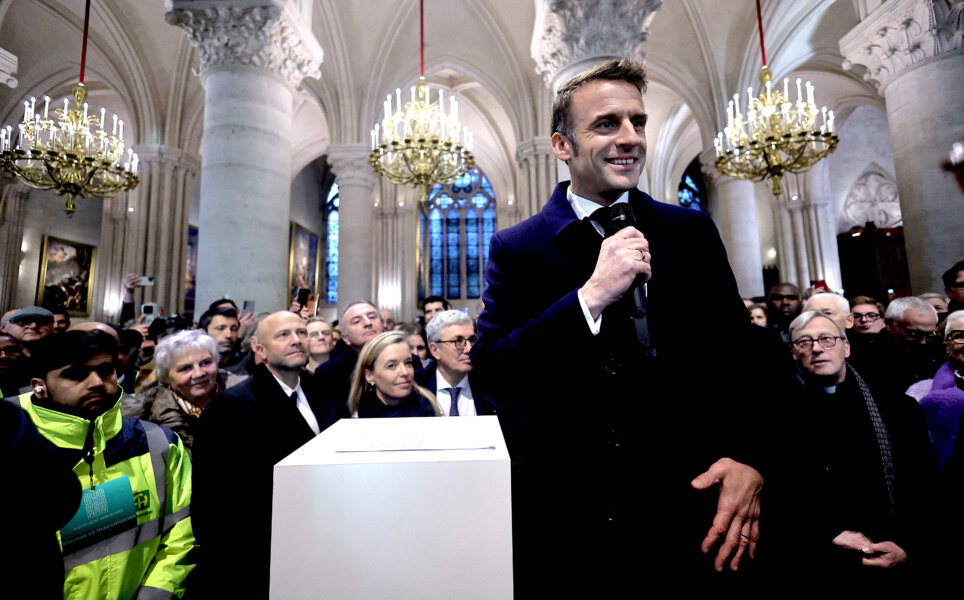 otwarcie katedry Notre-Dame w Paryżu
