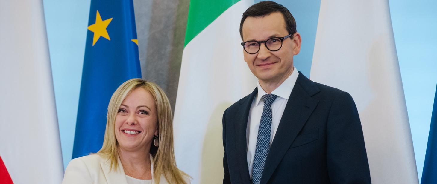 Giorgia Meloni i Mateusz Morawiecki - jedynymi liderami UE na zaprzysiężeniu Trumpa