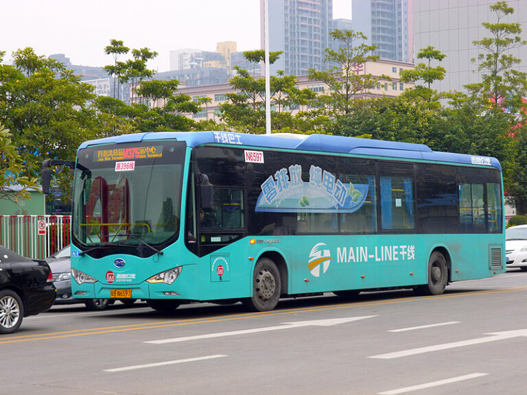autobusy z Chin