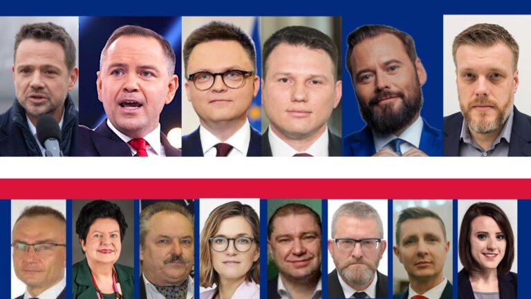 10 kandydatów w wyborach prezydenckich