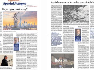 Zdjęcie okładkowe wpisu Prof. Andrzej NOWAK i dr Karol POLEJOWSKI we francuskim wpływowym dzienniku „L'Opinion” z „Opowiadamy Polskę światu”