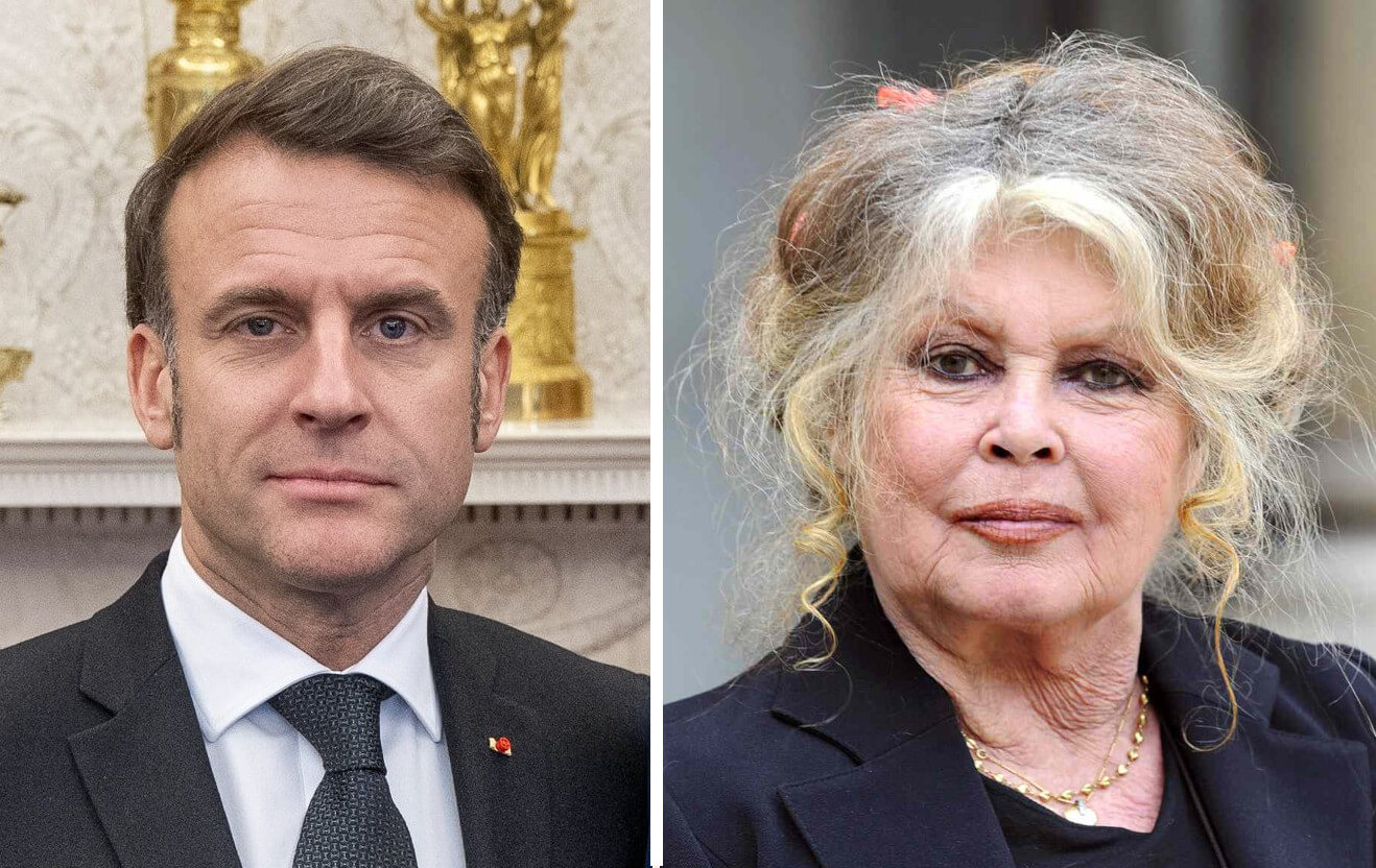 Aparat słuchowy - dar od Brigitte Bardot dla Emmanuela Macrona