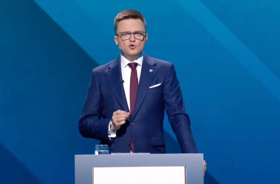 Szymon Hołownia. Debata TVP