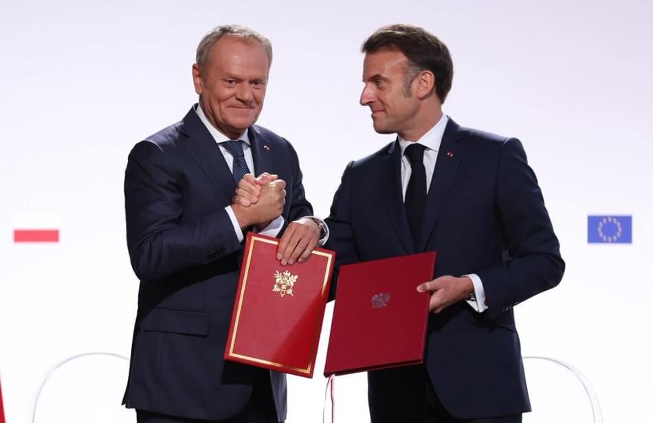 Emmanuel Macron i Donald Tusk w Nancy [TREŚĆ TRAKTATU]
