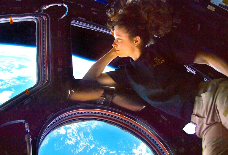 wzrok astronautów