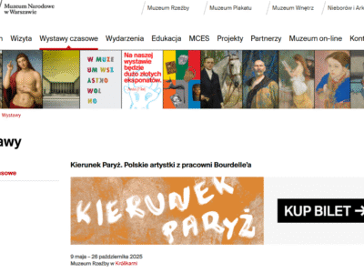 „Kierunek Paryż. Polskie artystki z pracowni Bourdelle’a" [Wystawa w Muzeum Narodowym w Warszawie]