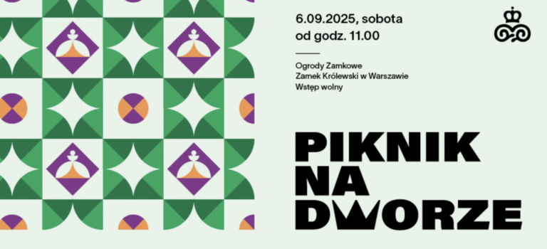 W sobotę 6 września 2025 roku Ogrody Zamku Królewskiego w Warszawie ożyją muzyką, teatrem i zabawą. Na uczestników Pikniku na dworze czeka program pełen atrakcji dla całych rodzin, a zwieńczeniem dnia będzie wspólna potańcówka.
