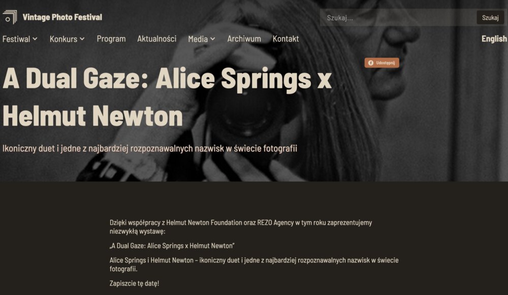 A Dual Gaze: Alice Springs x Helmut Newton