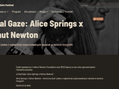 Helmut Newton i Alice Springs. Klasycy fotografii w Bydgoszczy