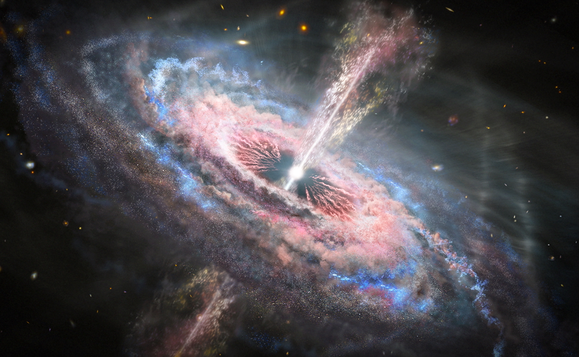 Badania kwazarów pozwalają lepiej poznać wczesne galaktyki