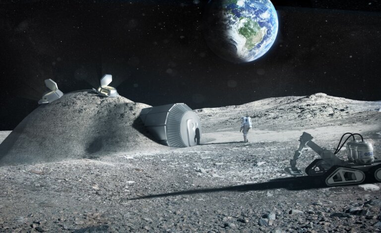 transport ładunków na Księżycu