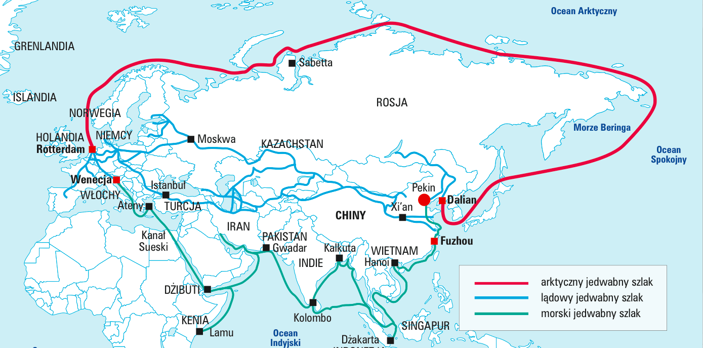 Szlak północny Chiny-Gdynia przez Arktykę już działa