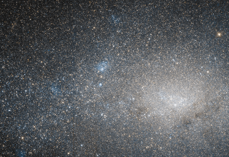 Astronomowie uchwycili karłowatą galaktykę nieregularną w gwiazdozbiorze Indianina