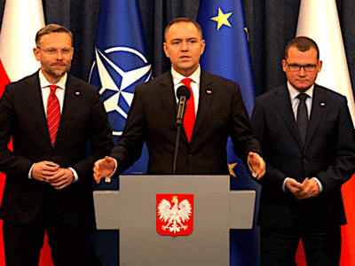 Karol NAWROCKI z gigantycznym wzrostem, Mateusz MORAWIECKI i Donald TUSK w bezpośrednim zwarciu [IBRIS]