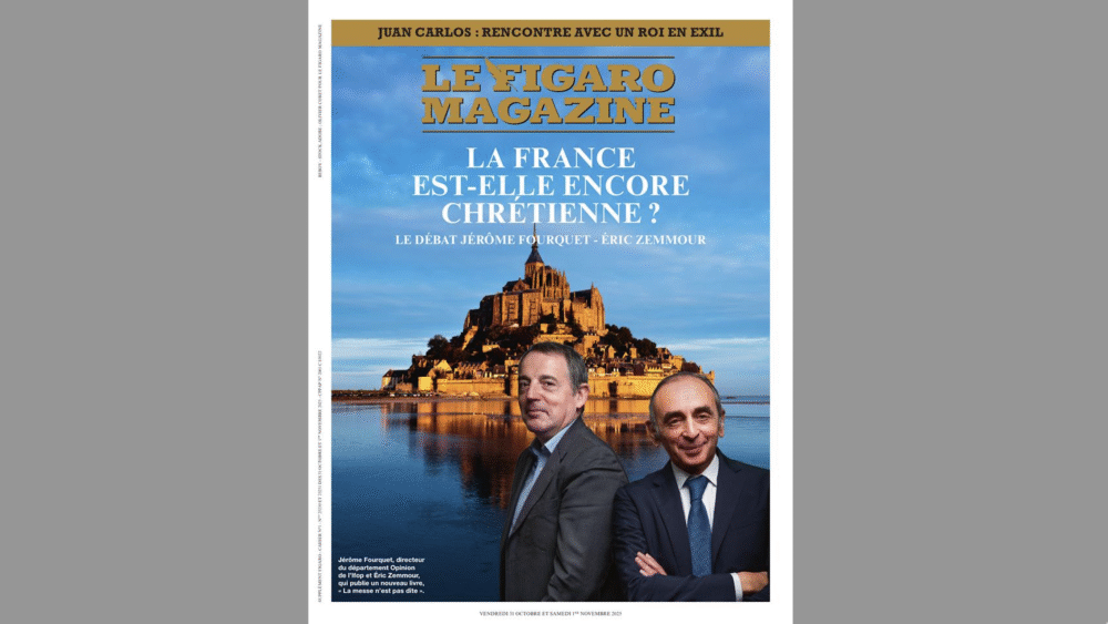 Zdjęcie okładkowe wpisu Éric ZEMMOUR i Jérôme FOURQUET w "Le Figaro Magazine"