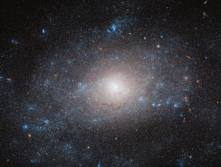 Teleskop Hubble'a wykonał obserwacje galaktyki spiralnej z poprzeczką w gwiazdozbiorze Wielkiej Niedźwiedzicy