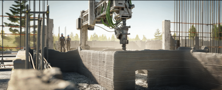 symulator druku natryskowego betonu 3D