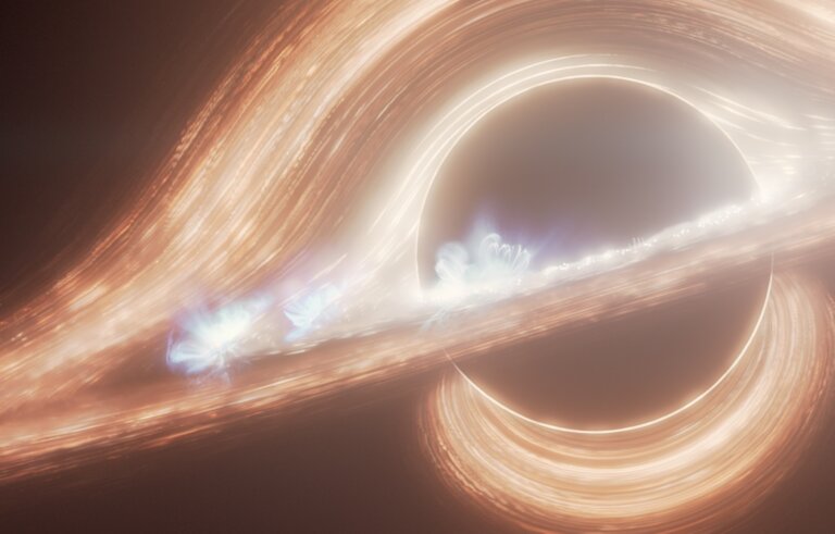 Jak materia wpada do czarnej dziury?