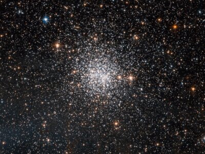 Zdjęcie okładkowe wpisu Teleskop Hubble'a wykonał obserwacje niezwykle gęstej gromady otwartej w gwiazdozbiorze Złotej Ryby