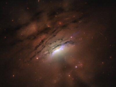 Astronomowie uchwycili galaktykę Seyferta w gwiazdozbiorze Indianina