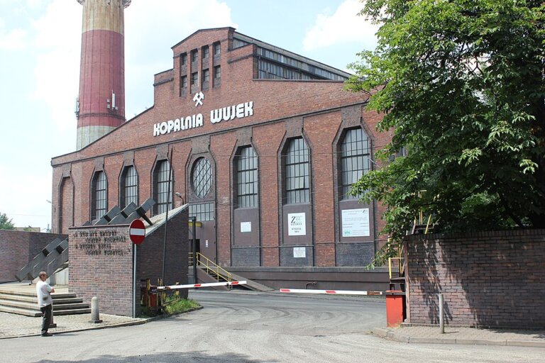 Górnicy z kopalni Wujek