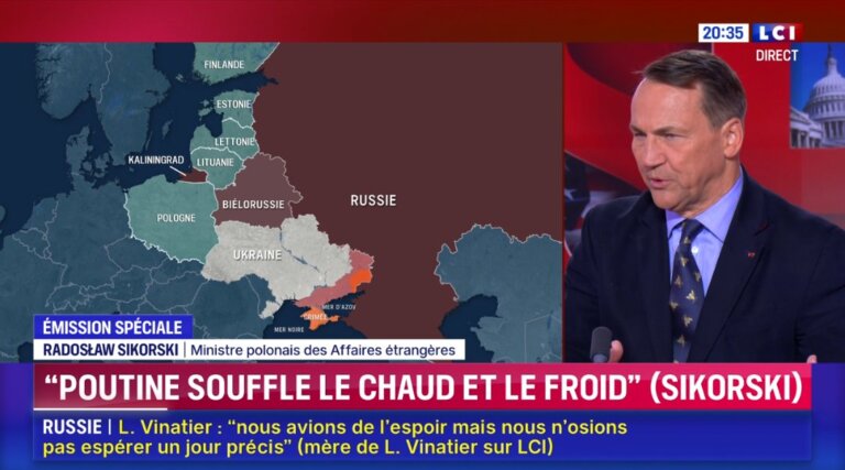 Radosław Sikorski u Dariusa Rochebin