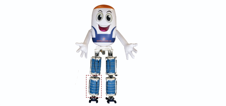 miękki humanoidalny robot