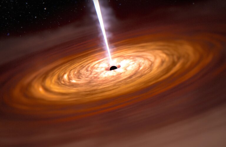 Astronomowie odkryli niezwykle szybko rosnącą supermasywną czarną dziurę we wczesnym Wszechświecie