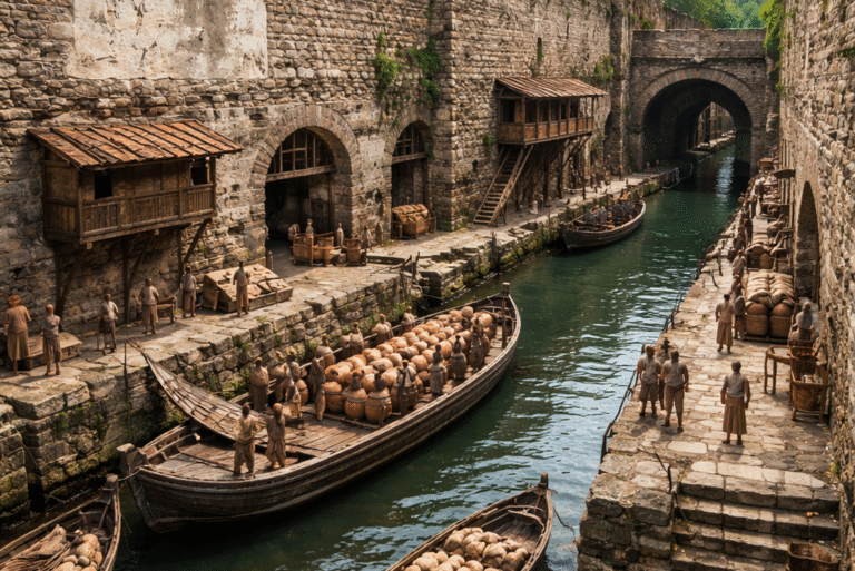 starożytny port rzeczny