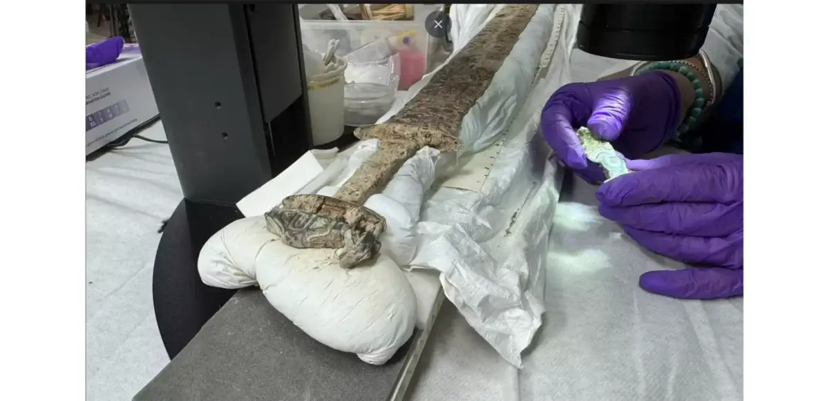 Anglosaski miecz sprzed 1500 lat. Sensacyjne odkrycie w Canterbury