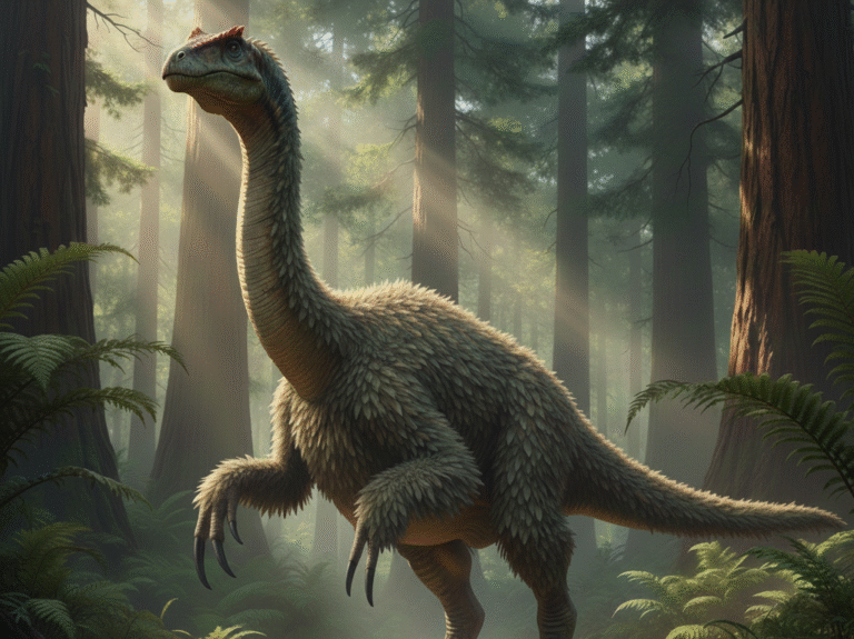 nowy gatunek dwupalczastego dinozaura